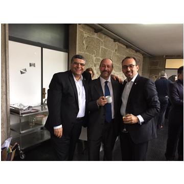 Dr Nekoofar Mr Enrique Lopez and Dr Amir Hossein Takian